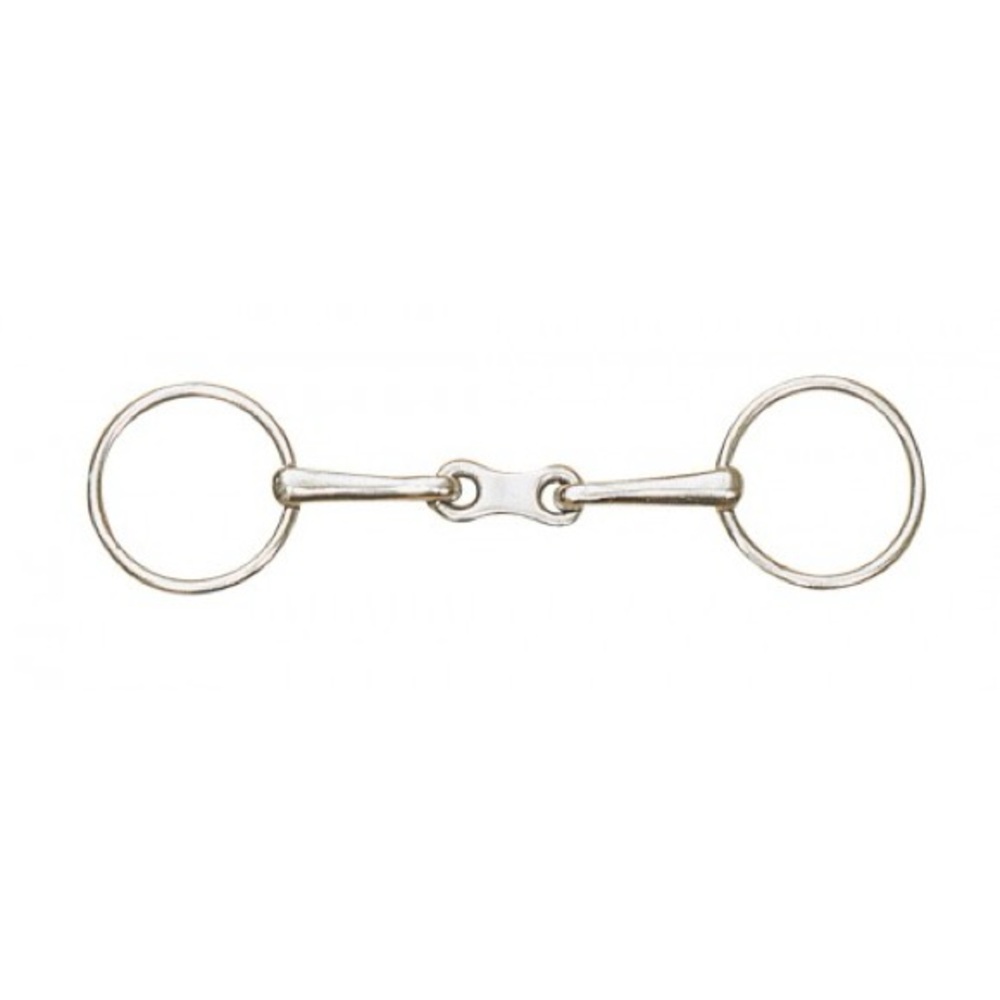 Centaur Stainless Steel French Mouth Loose Ring Bit Horse Equestrian Tack
